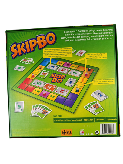 Mattel Skip-Bo Y2319 Kartenspiel, neuwertig
