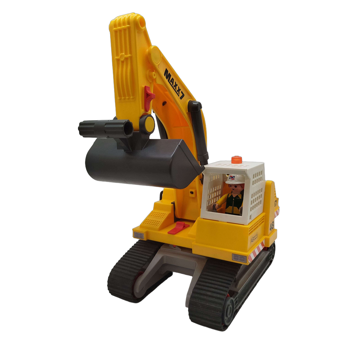 Playmobil Maxx 7 4039 Kettenbagger Baustellenfahrzeug