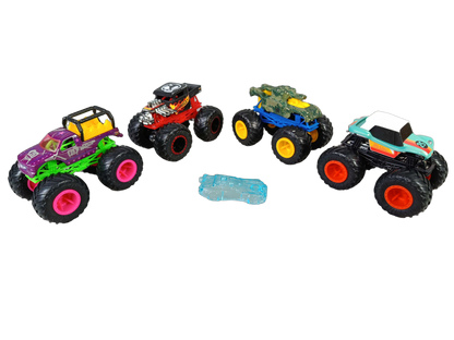 Mattel Bundle Hot Wheels Set von 4 Monstertrucks