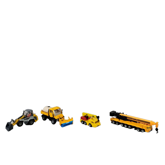 Siku Bundle Bau & Nutzfahrzeuge Set von 4 Baufahrzeuge