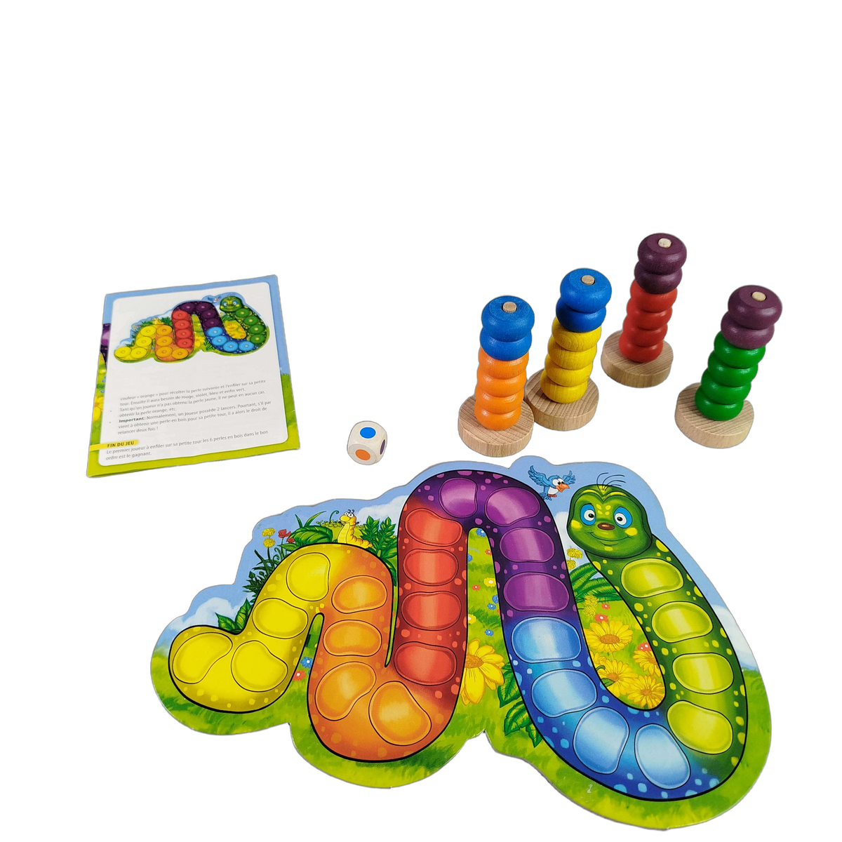 Noris Mein buntes Türmchenspiel 609951379 Kinderspiel & Stapelspiel