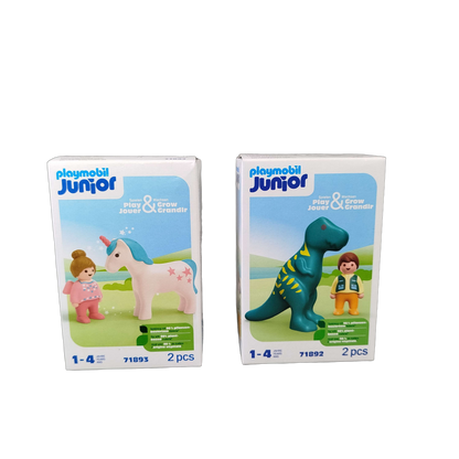Playmobil Bundle Einhorn Dino 71893 71892 Set von 3 Figuren, Neu