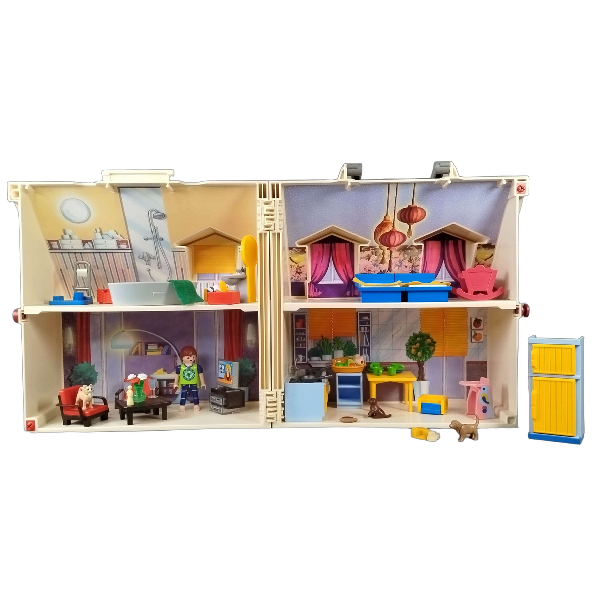 Playmobil Mitnehm-Puppenhaus 5167 Haus mit Zubehör & Figuren