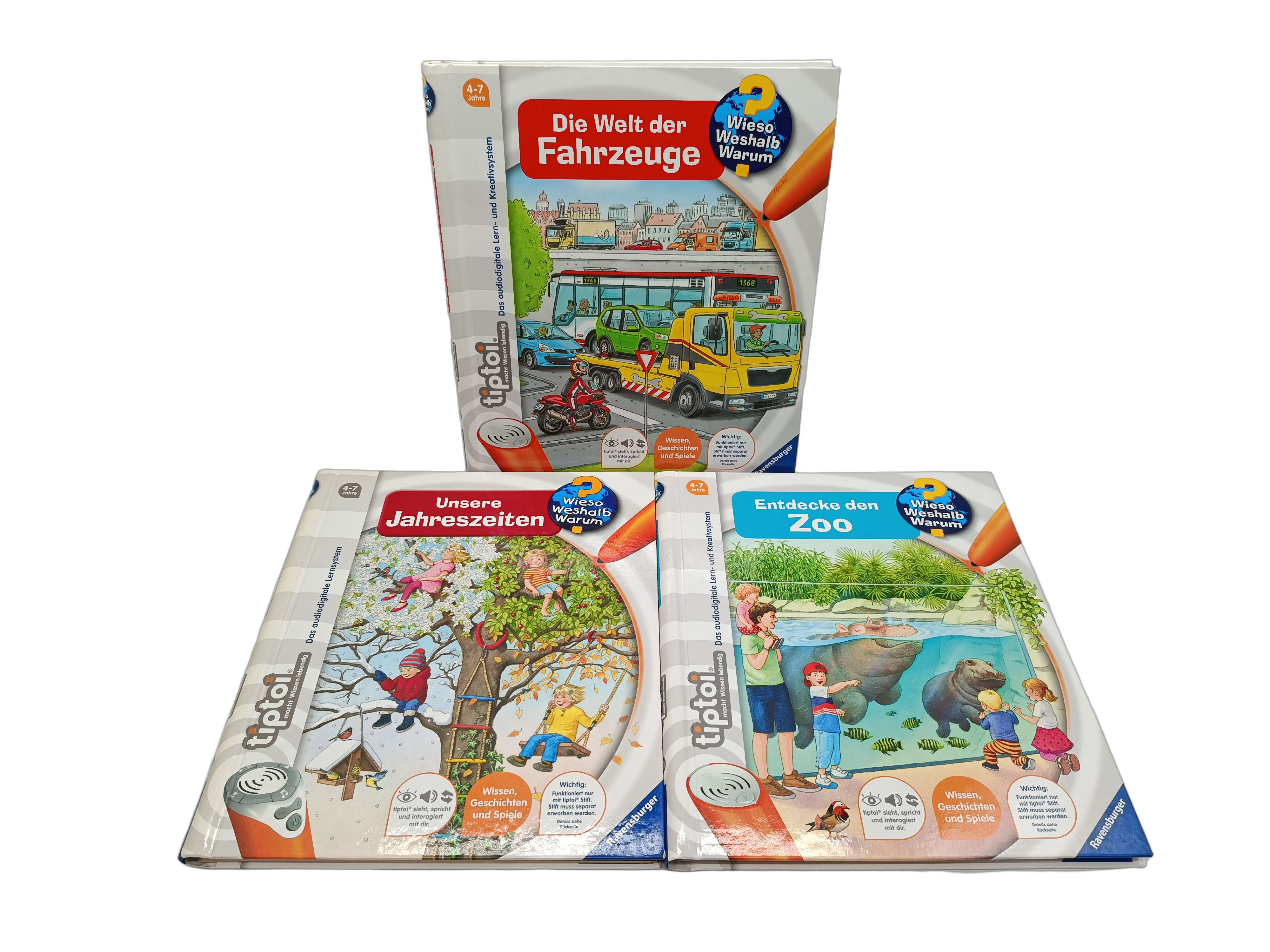 Ravensburger Bundle tiptoi 00506 Set von 4 Bücher & Stift