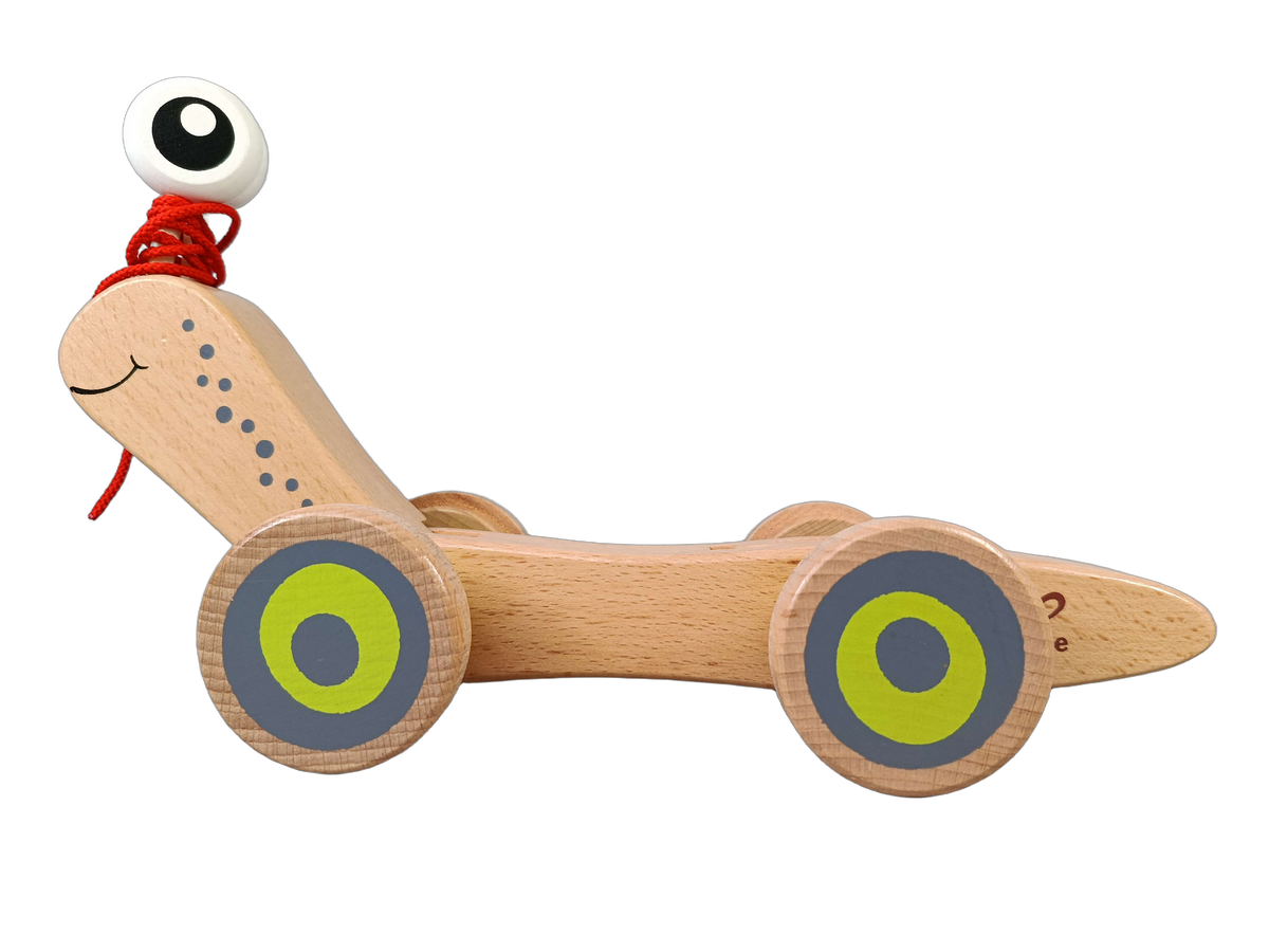 Hape Bundle Holzspielzeug 1 2 3 Set von 2 Ziehtier & Formsortierer