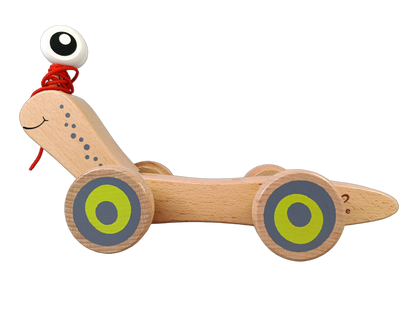 Hape Bundle Holzspielzeug 1 2 3 Set von 2 Ziehtier & Formsortierer