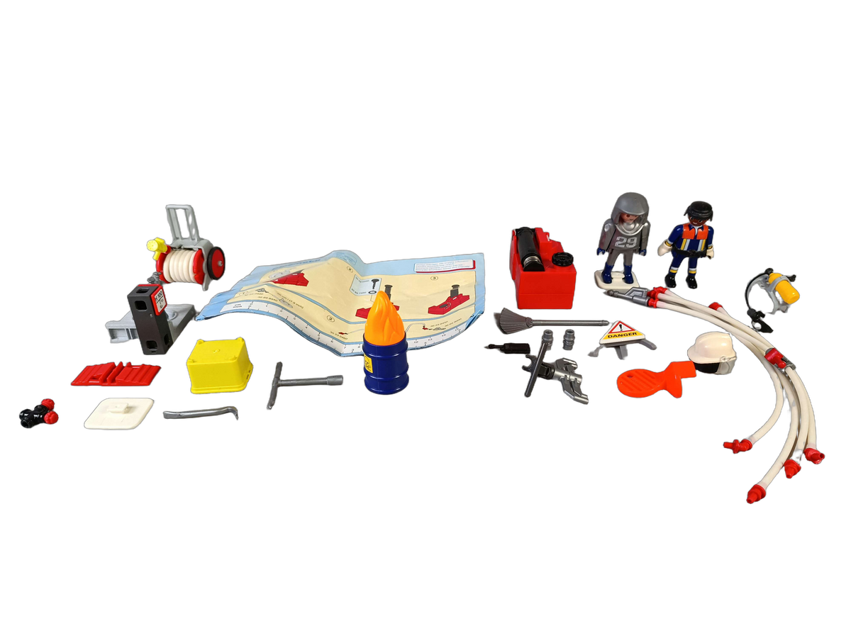 Playmobil Bundle Top Agents & Feuerwehr 4883 Set von 2 Figuren