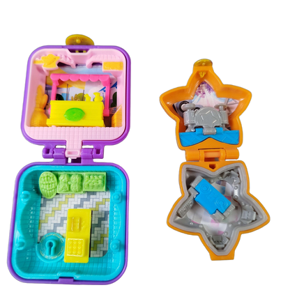 Mattel Bundle Polly Pocket Set von 8 Kompakt-Spielwelten