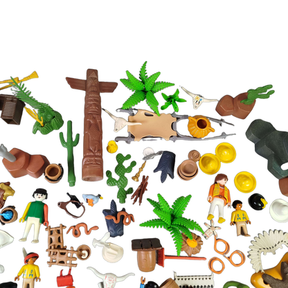 Playmobil Bundle Western & Safari Set Figuren, Tiere & Zubehör