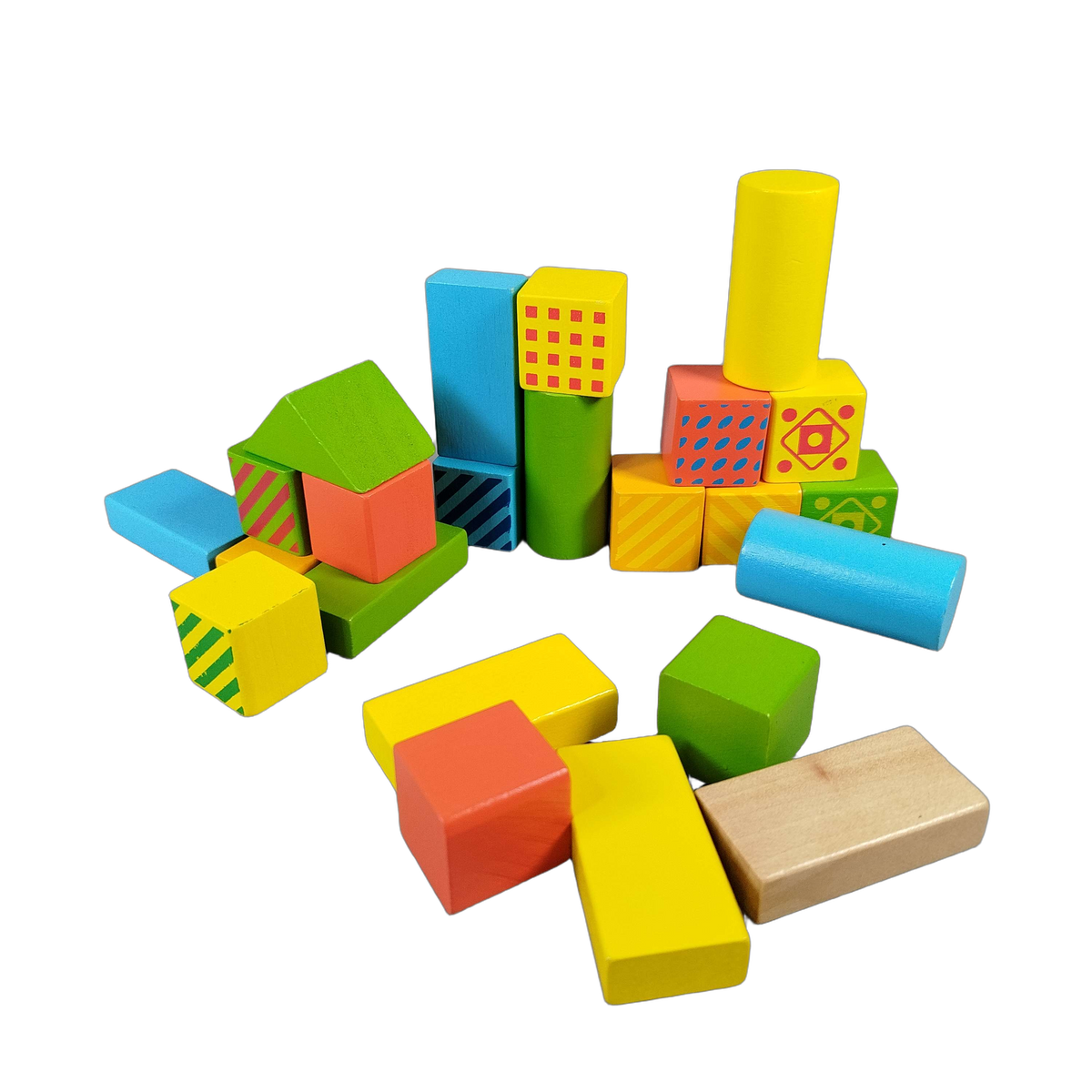 MyToys Aufbewahrungs-Eimer Holzbausteine & Bauklötze