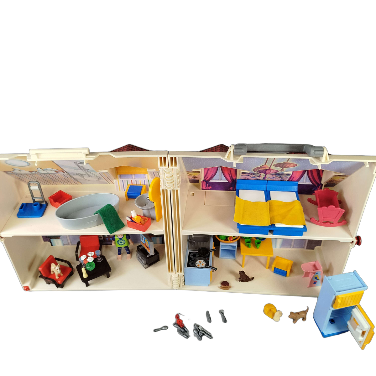 Playmobil Mitnehm-Puppenhaus 5167 Haus mit Zubehör & Figuren