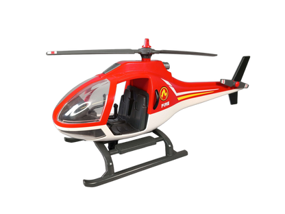 Playmobil Feuerwehr-Hubschrauber mit Schlauchboot & Zubehör Spielset