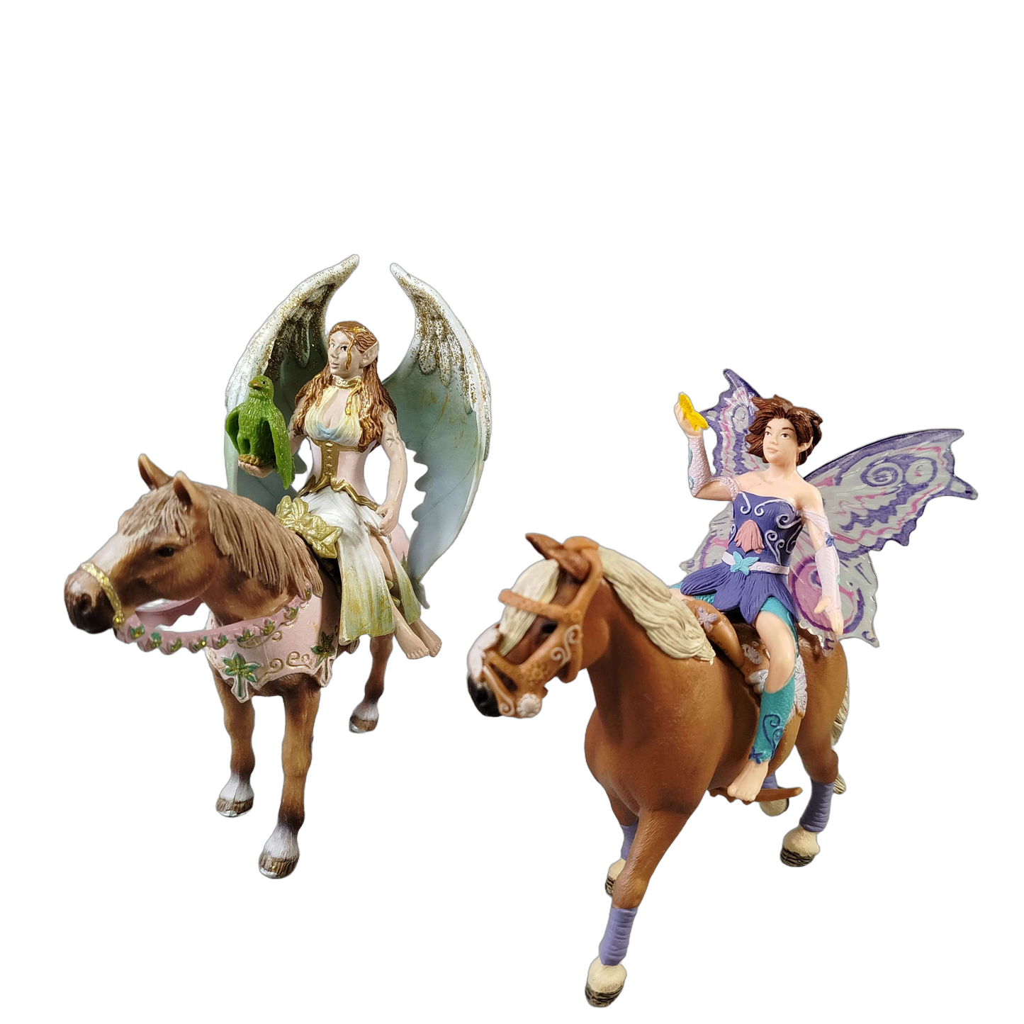 Schleich Tiere Bundle 3 Teile Pferde & Elfenreiterinnen Figuren