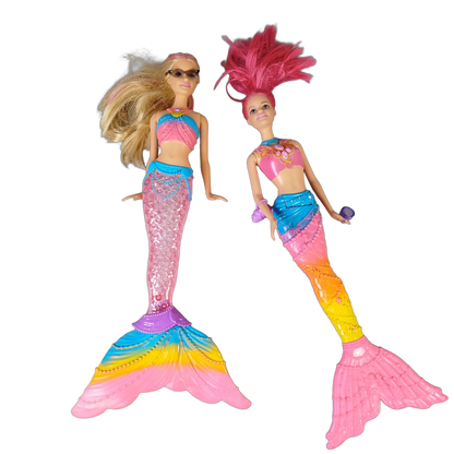 Mattel Bundle Barbie Dreamtopia DHC40 DHM47 2x Meerjungfrauen Puppen
