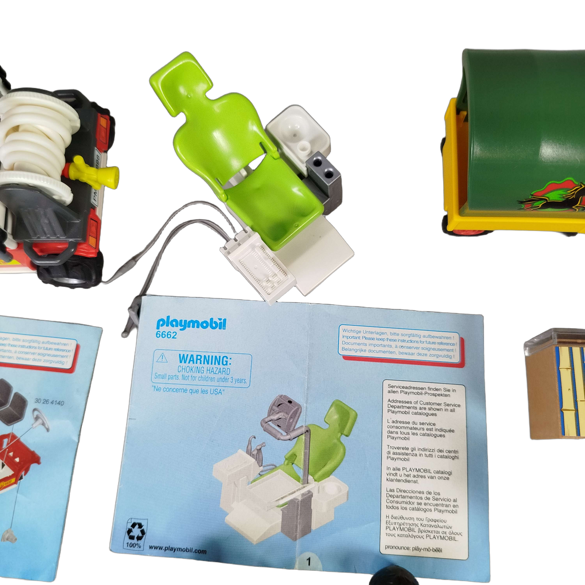 Playmobil Bundle Feuerwehr 6818 6662 5398 6948 Set von 7 Figuren