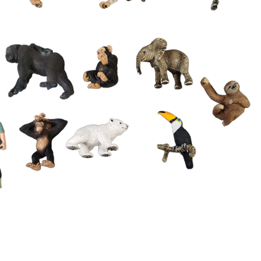 Schleich Tiere Bundle Wildtiere & Zoo 14 Teile Figuren