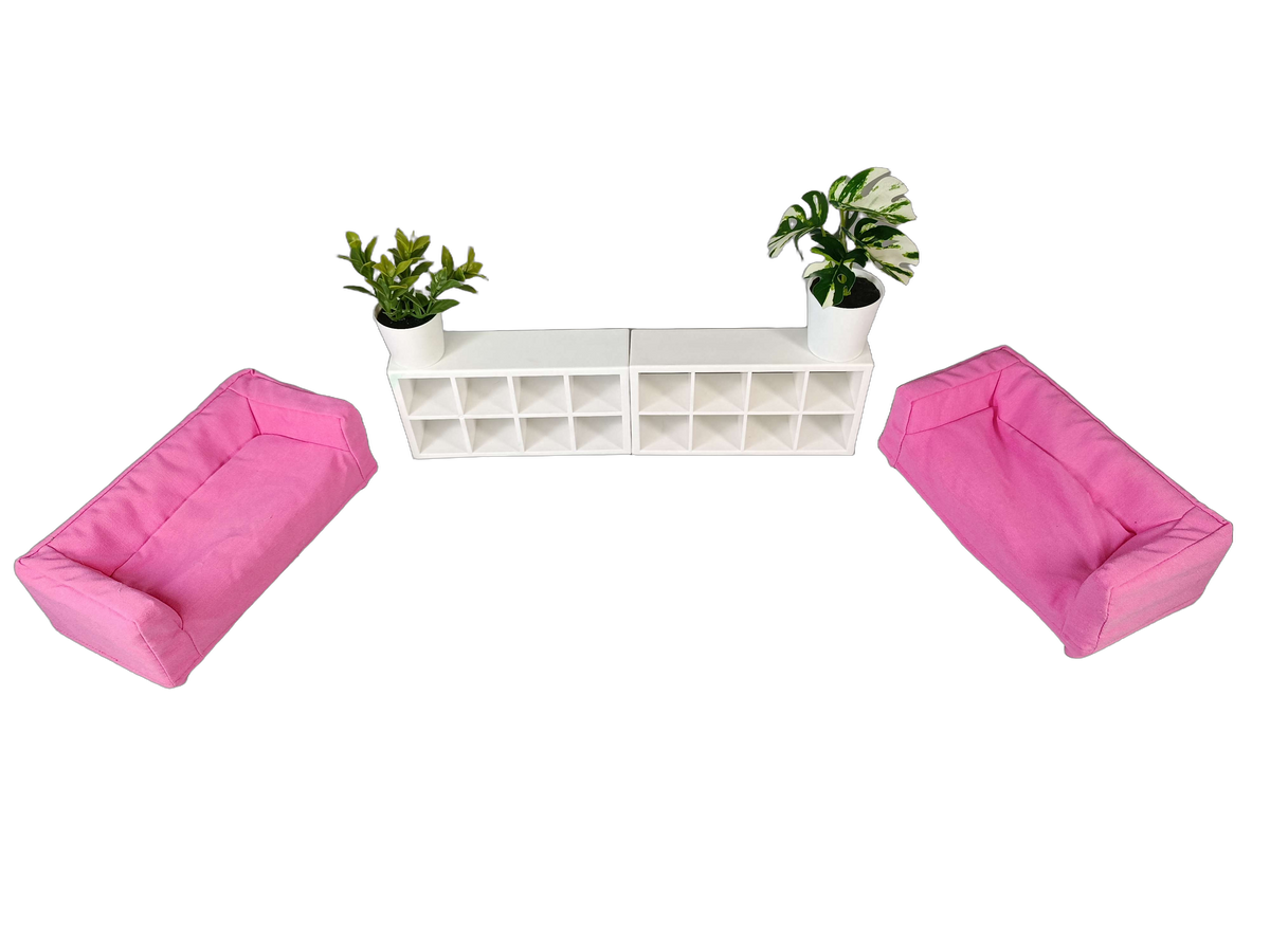 IKEA Bundle Puppenhausmöbel Set Kallax Regale Sofas
