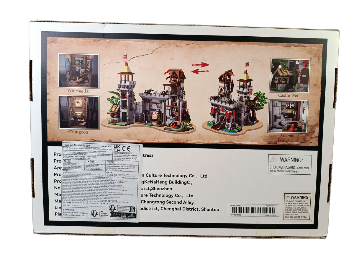iambrick Knight's Fortress 40210 Ritterburg LEGO kompatibel