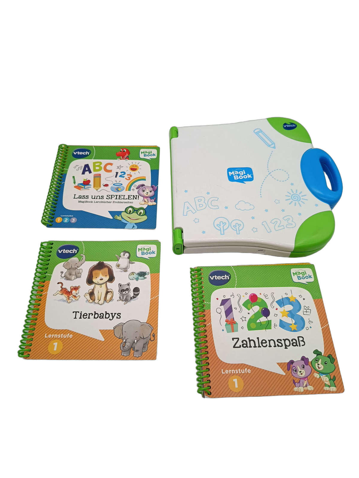 VTech MagiBook Lernbuchsystem, mit Zubehör