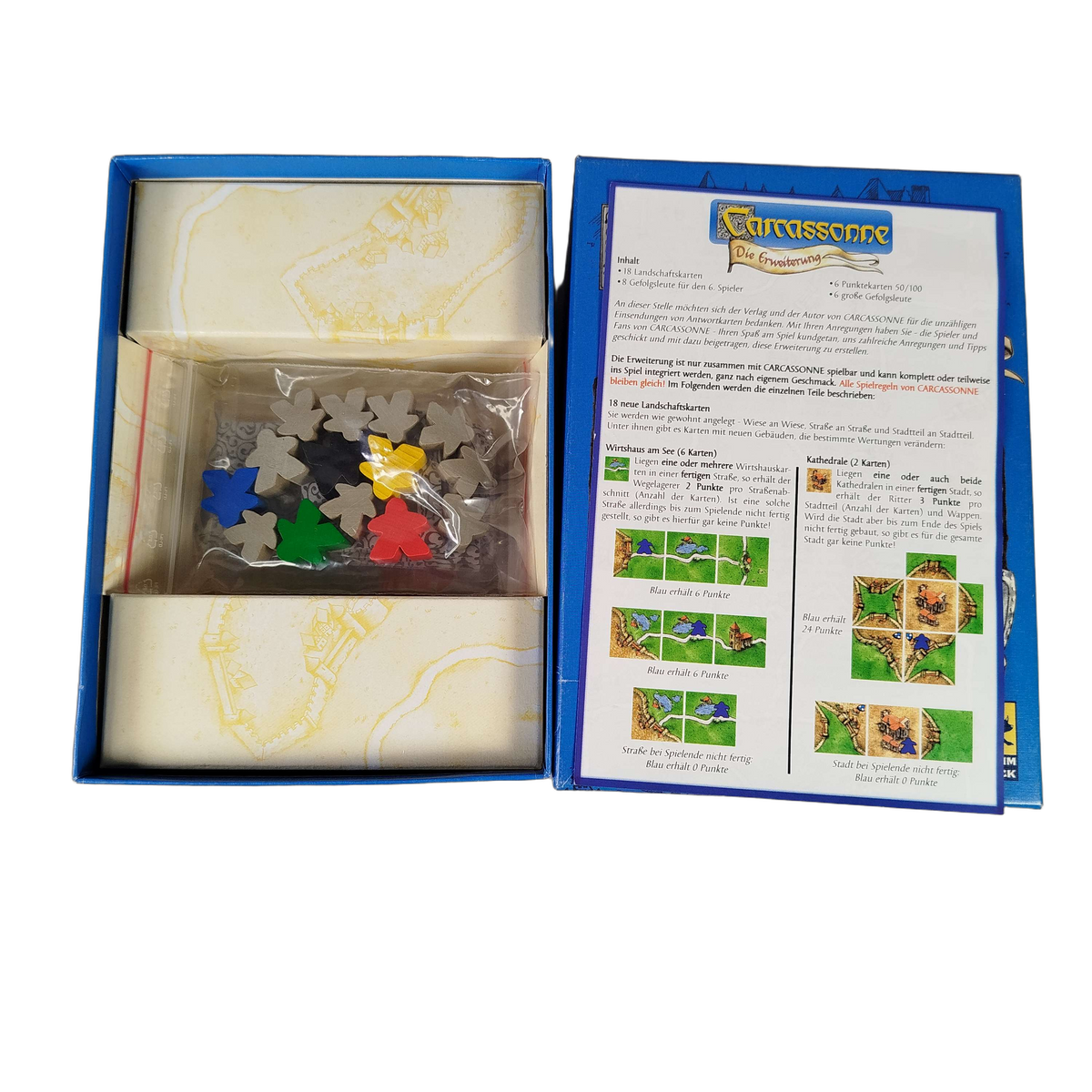 Hans im Glück Carcassonne Die Erweiterung 48131, Brettspiel
