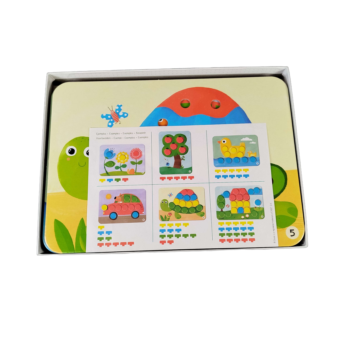 Jumbo Baby Color 53140 Holzsteckspiel Lernspiel Farben