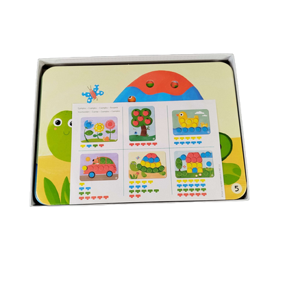 Jumbo Baby Color 53140 Holzsteckspiel Lernspiel Farben