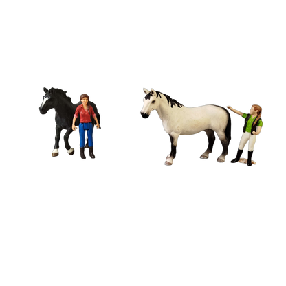 Schleich Tiere Bundle Horse Club 310 viele Teile Pferde & Reiterinnen