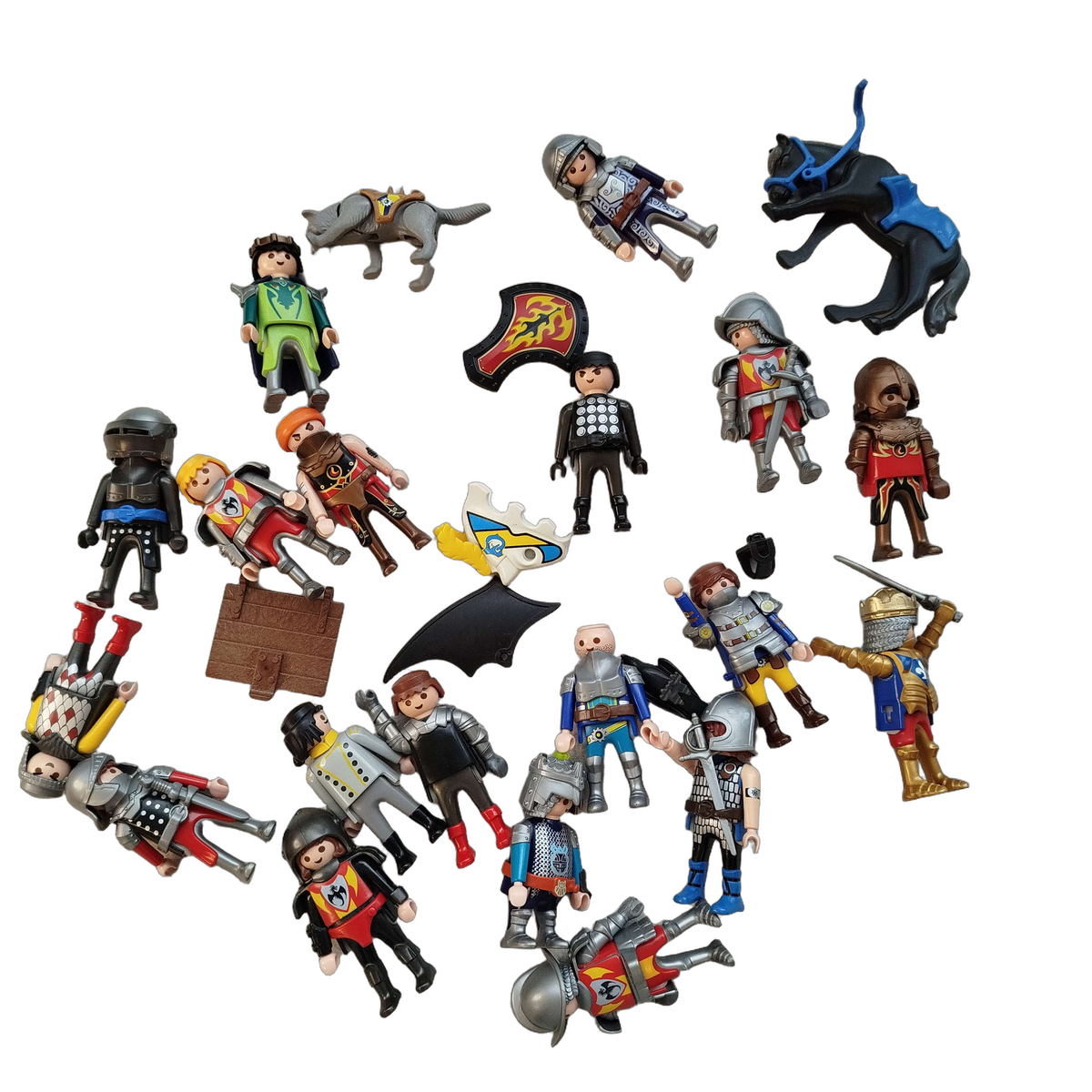 Konvolut Playmobil Ritterburg & Figuren ca. 6 kg, ab 6 7 8 Jahre