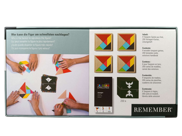 REMEMBER Tangram Challenge Denkspiel Puzzle & Knobelspiel, neuwertig