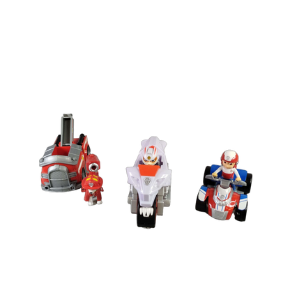 Spin Master Bundle Paw Patrol Set von 3 Feuerwehr, Motorrad & ATV