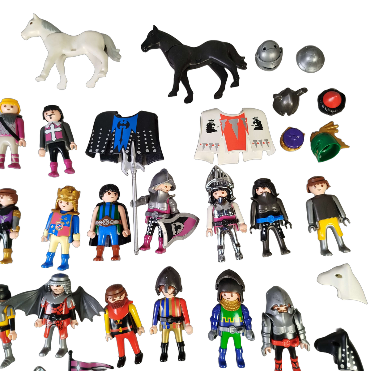 Playmobil Bundle Ritter & Wikinger großes Set Figuren Pferde & Drache