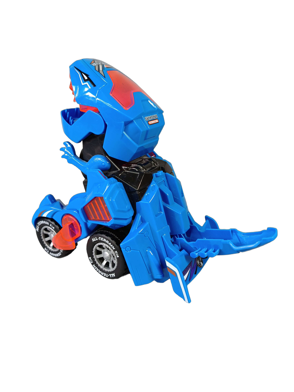 Xinghong toys Transformierendes Dinosaurier-Auto 2-in-1 Figur