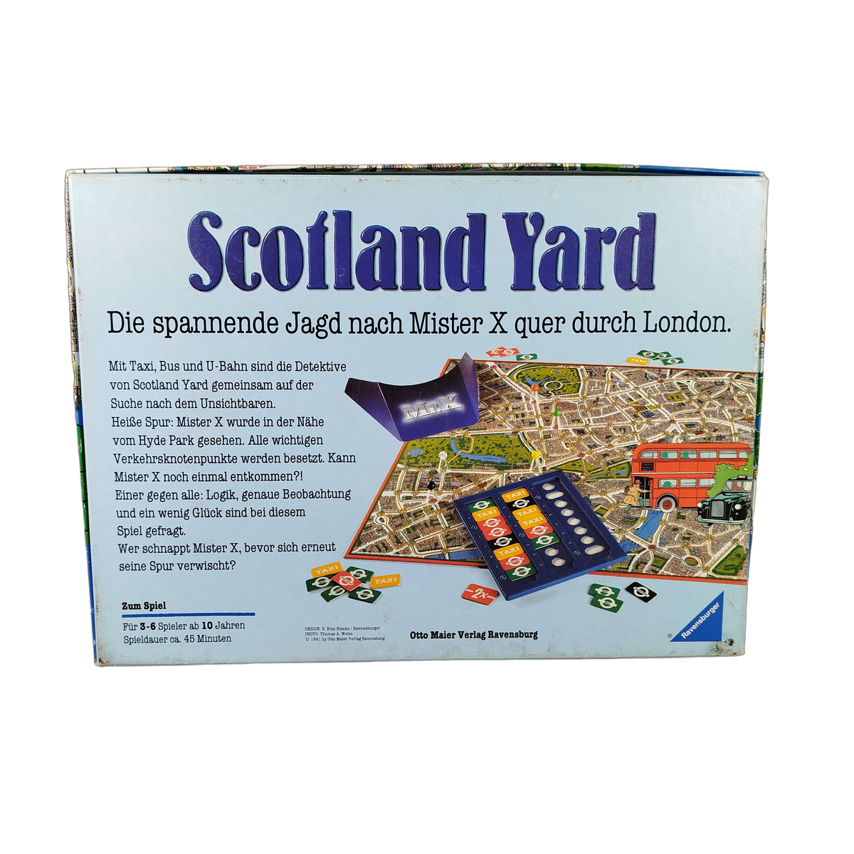 Ravensburger Scotland Yard 12820 8 Brettspiel Detektivspiel
