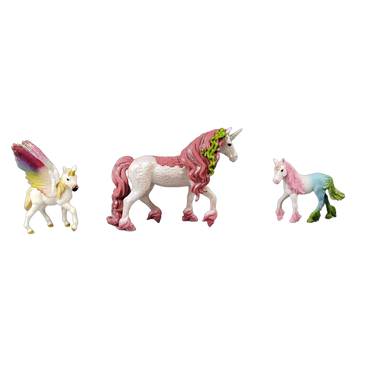 Schleich Bundle Bayala 70720 70523 70722 70524 7 Teile Einhorn & Pferd