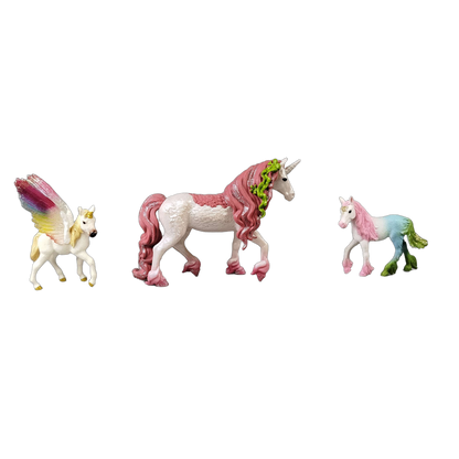 Schleich Bundle Bayala 70720 70523 70722 70524 7 Teile Einhorn & Pferd