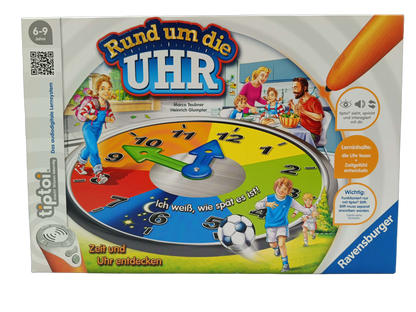 Ravensburger tiptoi Rund um die Uhr 00 783 7 Buch, neuwertig