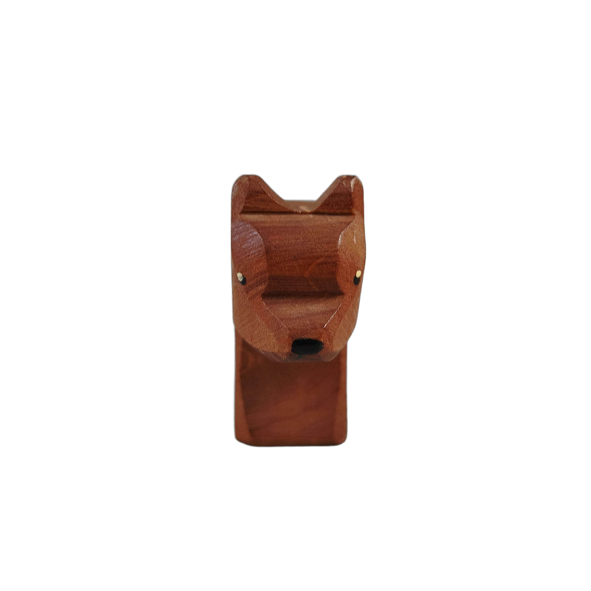 Ostheimer Bär klein stehend Holzfigur Holztier