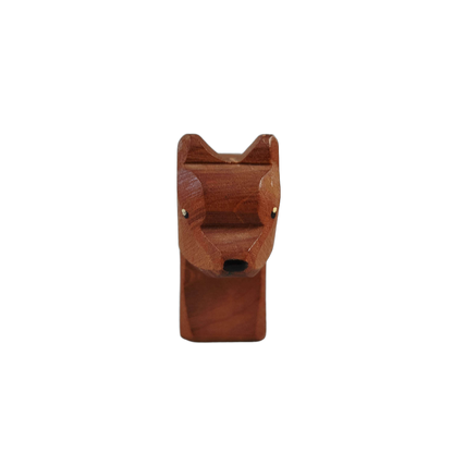 Ostheimer Bär klein stehend Holzfigur Holztier