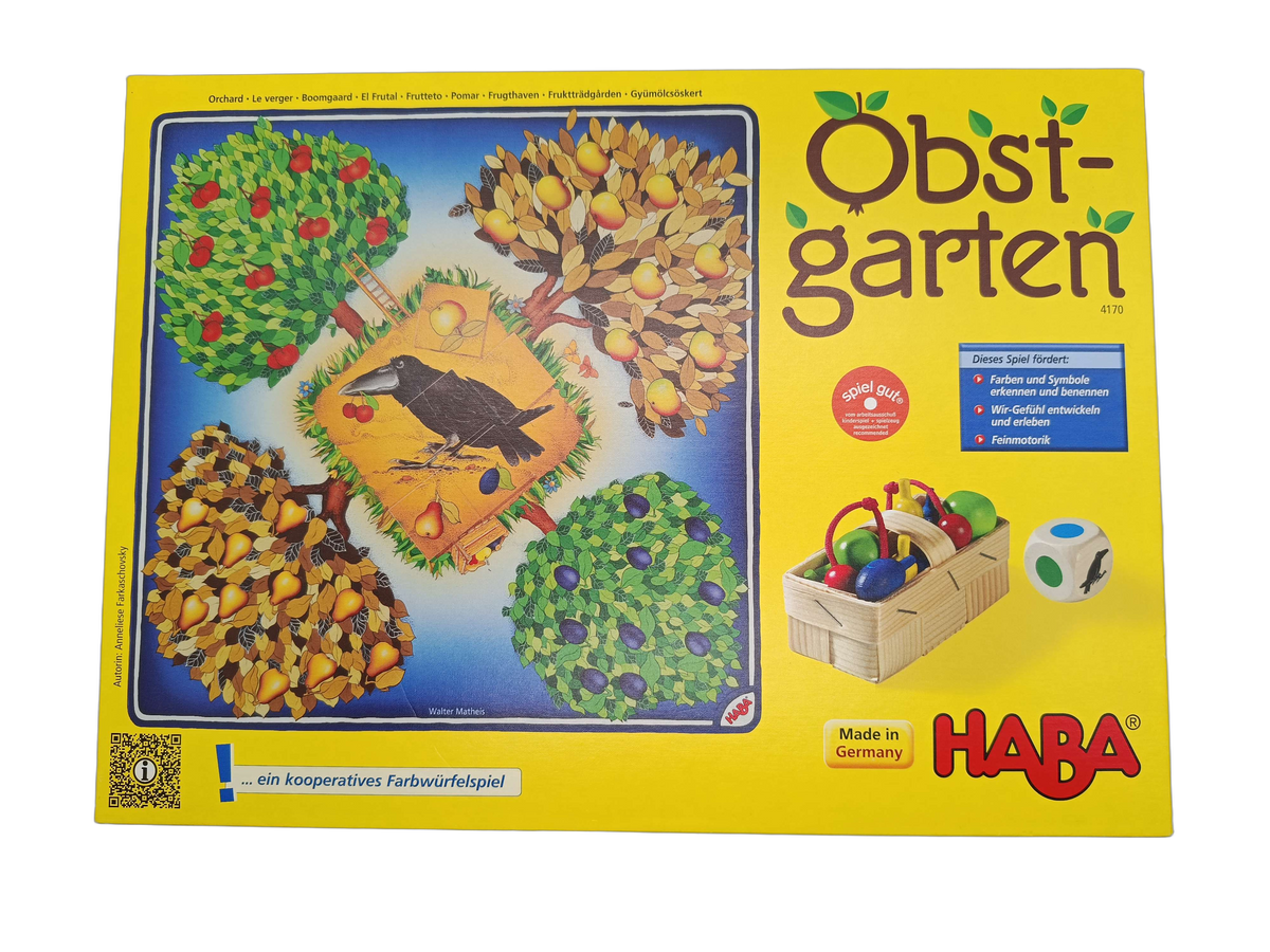 HABA Obstgarten kooperatives Brettspiel & Kinderspiel, ab 3 Jahre