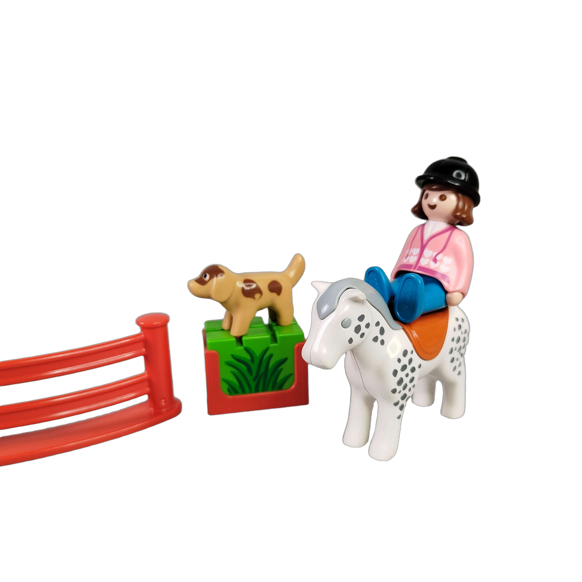 Playmobil Ponyhof Spielset Bauernhof mit Pferd, Reiterin & Tieren