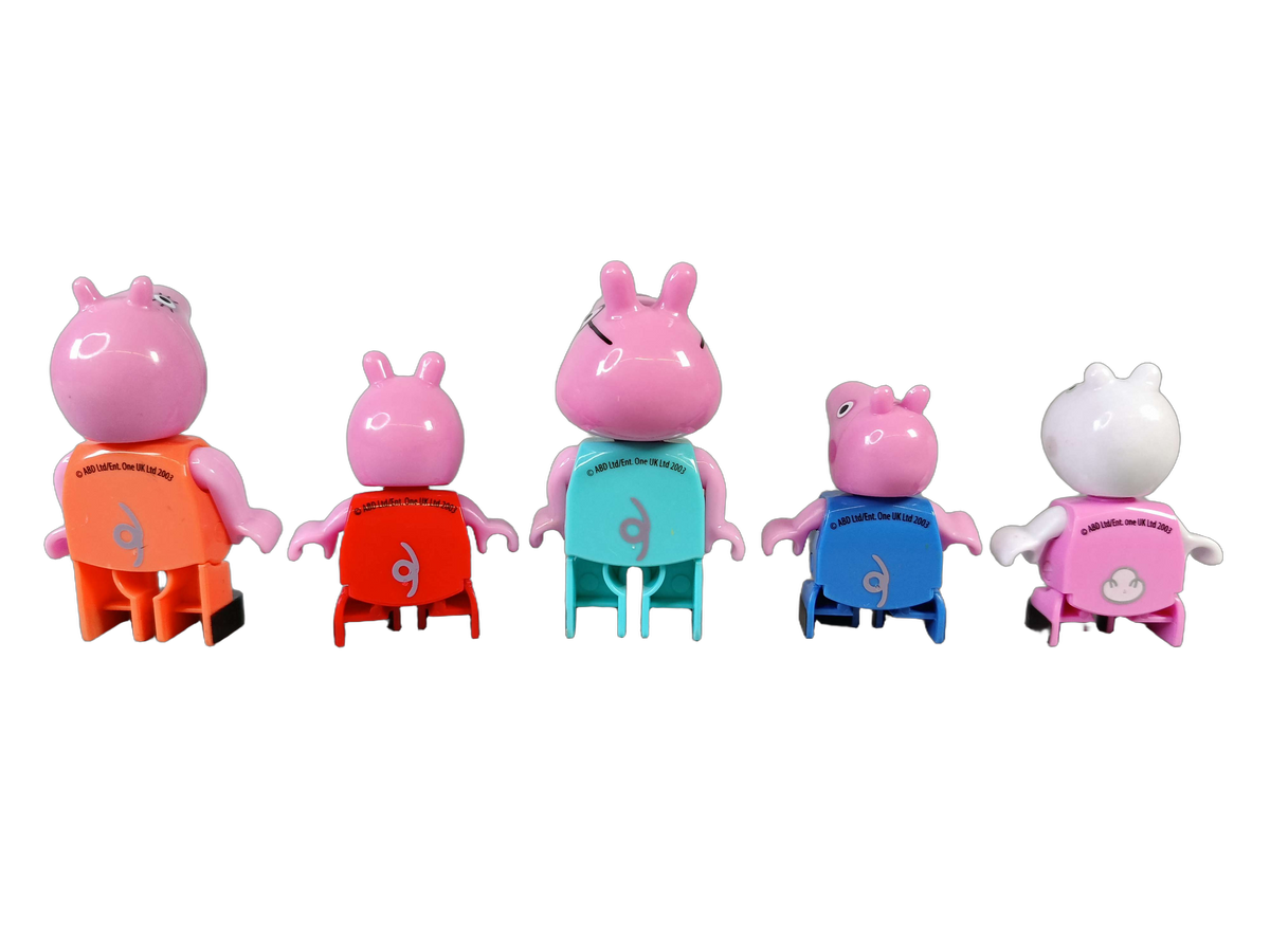 BIG Peppa Wutz Peppas Familie LEGO kompatible Bausteinfiguren