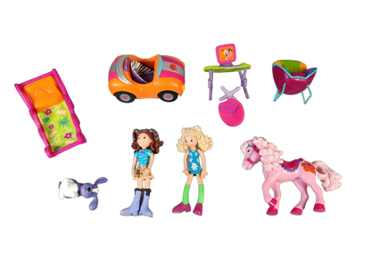 Manhattan Toy Bundle Groovy Girls großes Set Puppen, Pferd & Cabrio