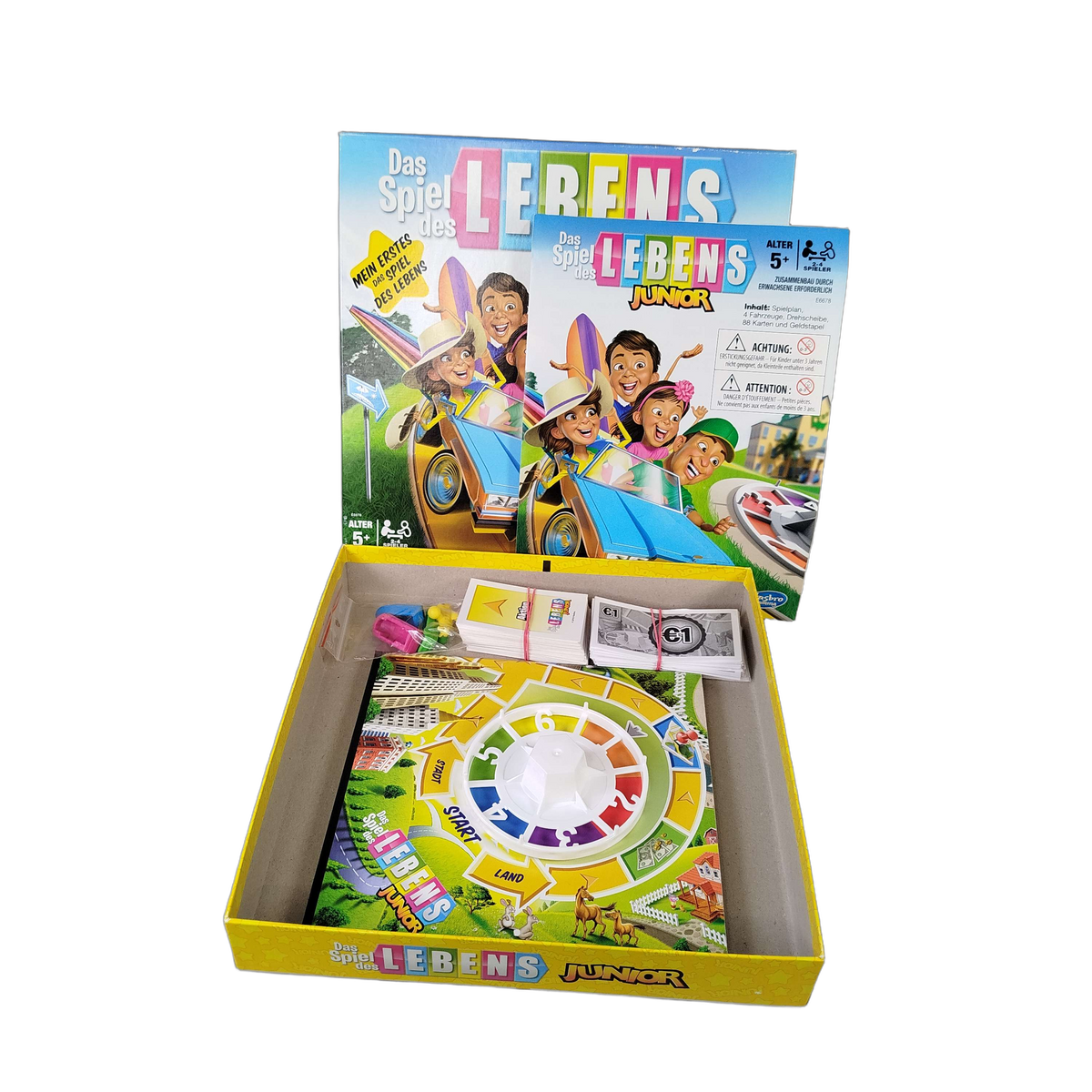 Hasbro Das Spiel des Lebens Junior E4678 Brettspiel