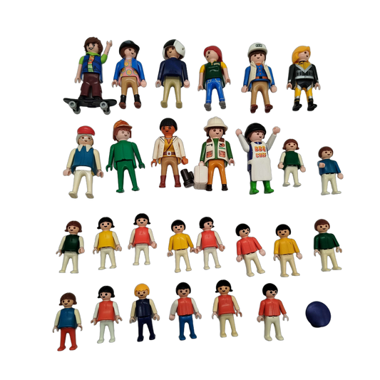 Playmobil Bundle 27x Figuren & Zubehör mit Tragetasche