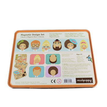 Mudpuppy Funny Faces M25321 Magnetset, Neu