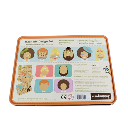 Mudpuppy Funny Faces M25321 Magnetset, Neu