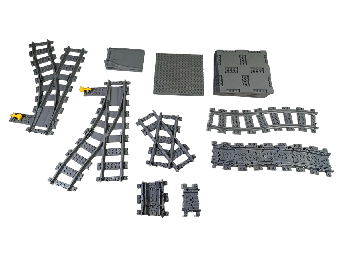 LEGO Bundle City 60238 60205 Set von 2 Zug-Gleise, Weichen & Kreuzung