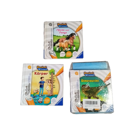 Ravensburger Bundle tiptoi Pocket Wissen Set von 3 Lernbücher