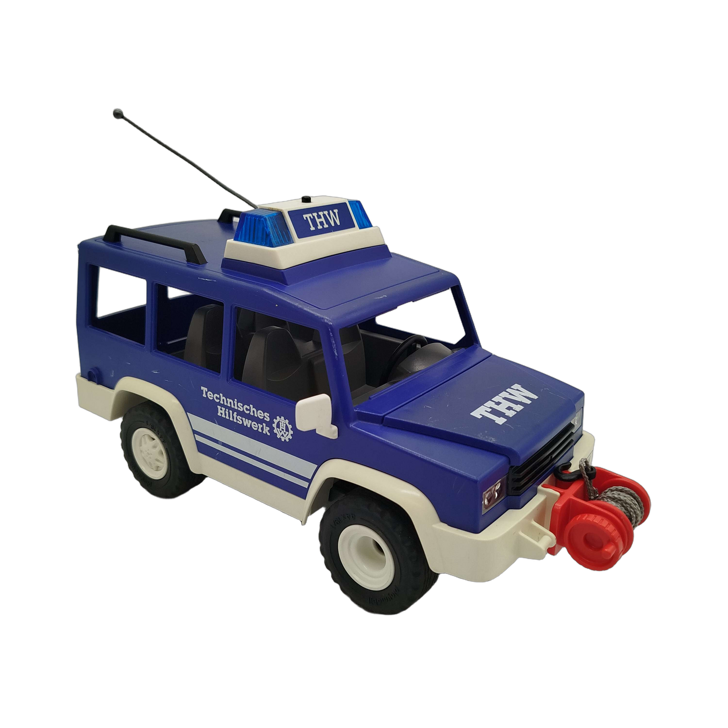 Playmobil Bundle THW 4087 Bootstransport mit Anhänger & 3 Figuren