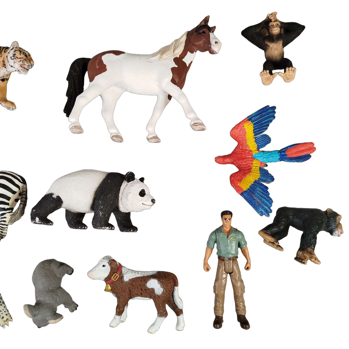 Schleich Tiere Bundle 16 Teile Tierfiguren & Tierpfleger